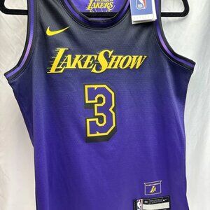 Brand New Nike Los Angeles Lakers Lake Show Anthony Davis City Edition 10-12